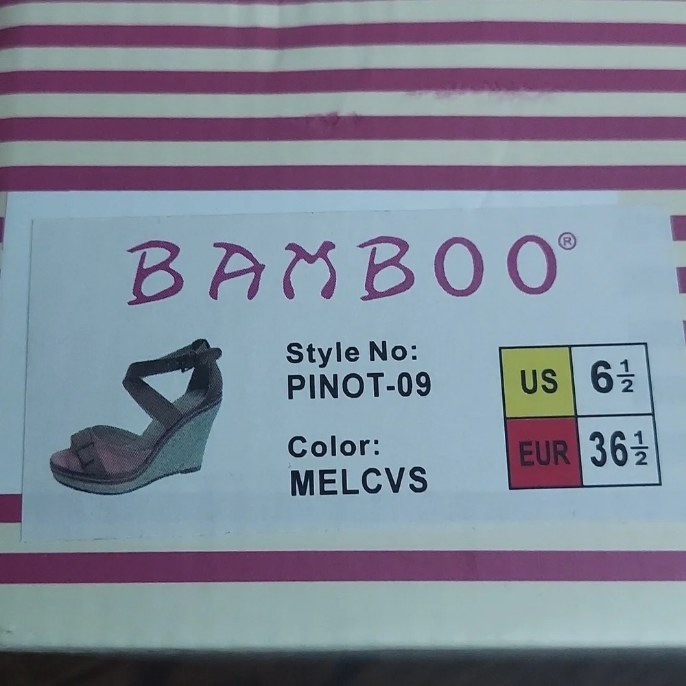 Bamboo Espadrilles - pink - size 6.5